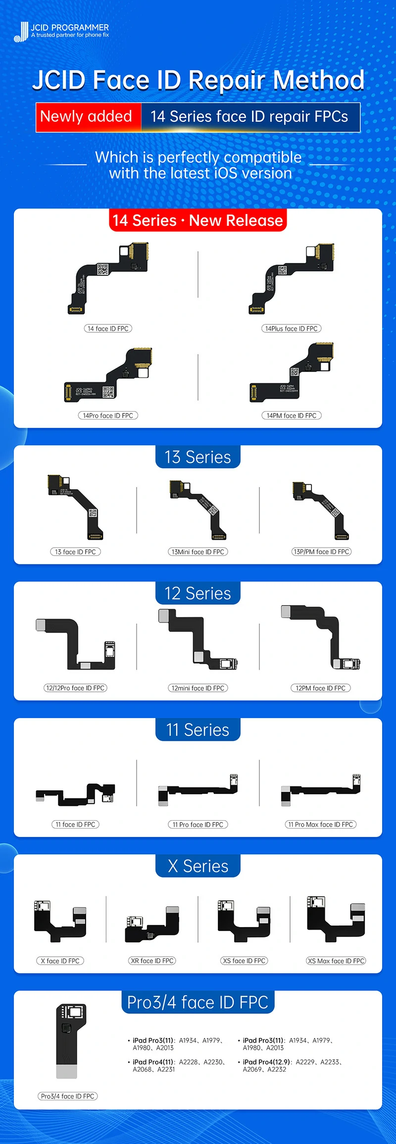 14 series face id fpc